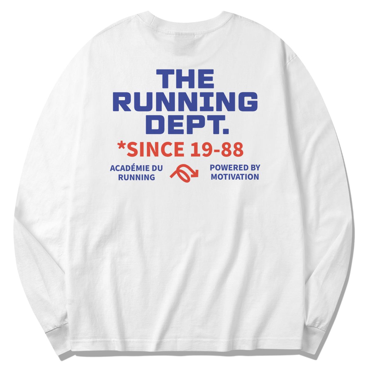 스플래시코드(SPLASHCODE) 롱슬리브 화이트 - 러닝 디파트(The Running Dept)