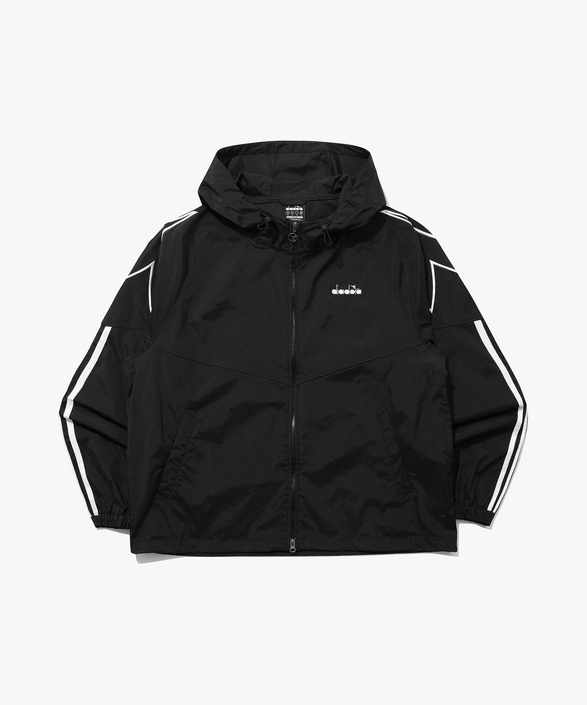 디아도라(diadora) 벤토 후드 자켓 BLACK