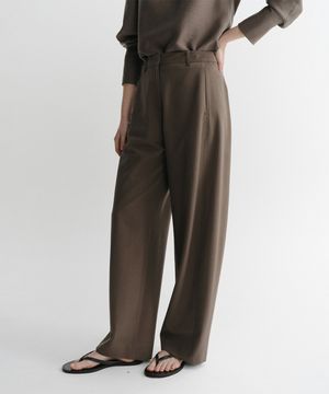 CAVE BARREL PANTS (TAUPE)