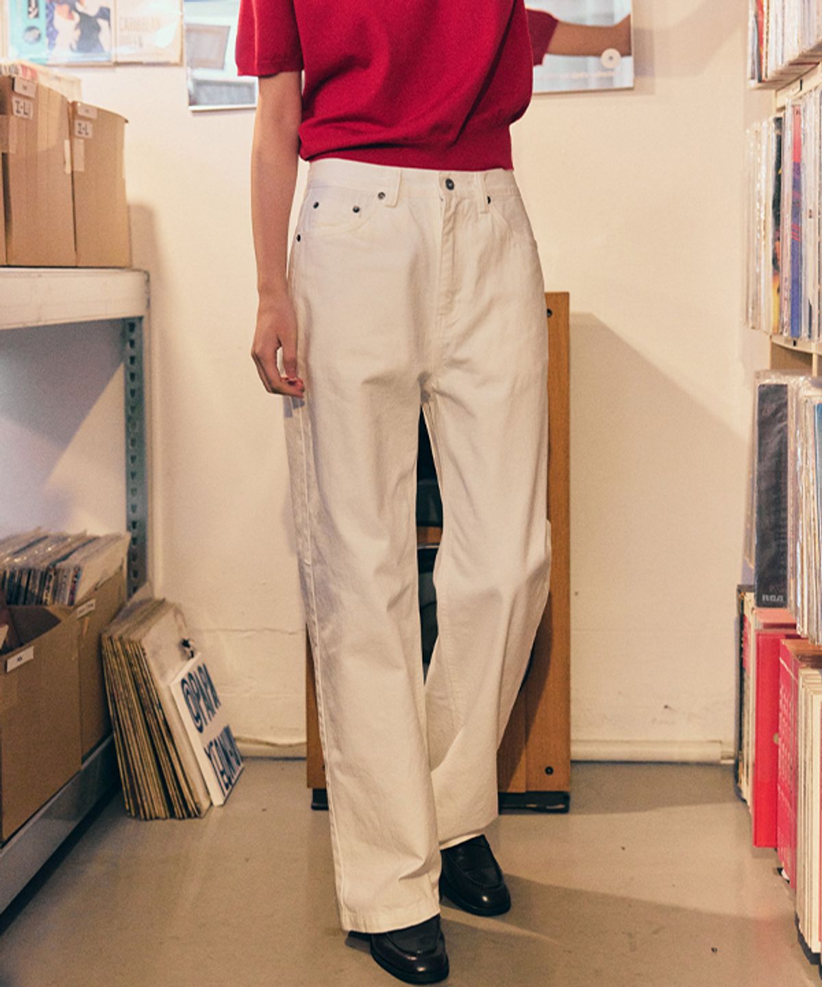 코스에그(COSEGG) Unisex Wide Cotton Pants_EFSCP183