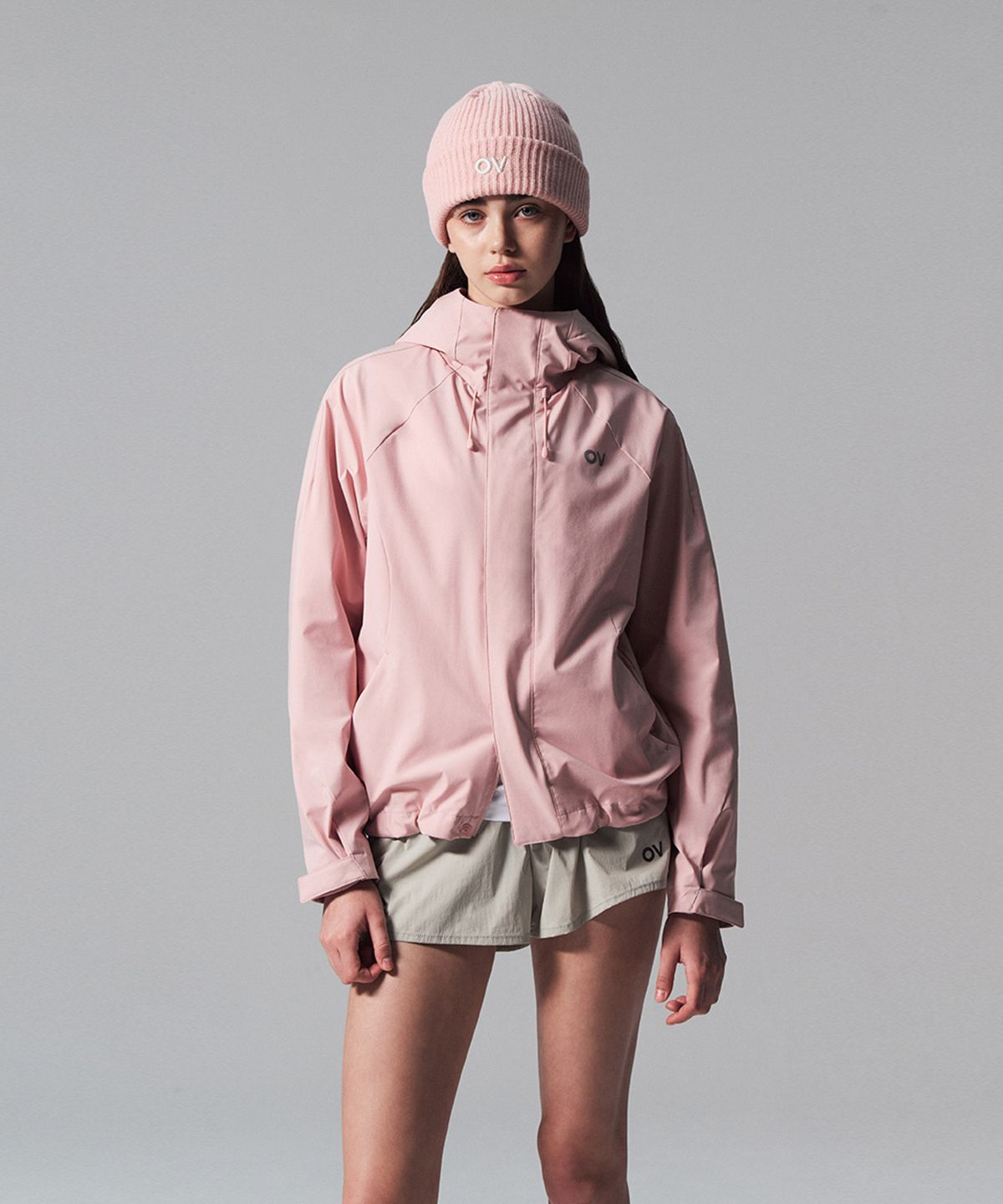 아웃도어 보이스(OUTDOOR VOICES) Technol-OV™ 2-LAYER MOUNTAIN JACKET (LIGHT PINK)