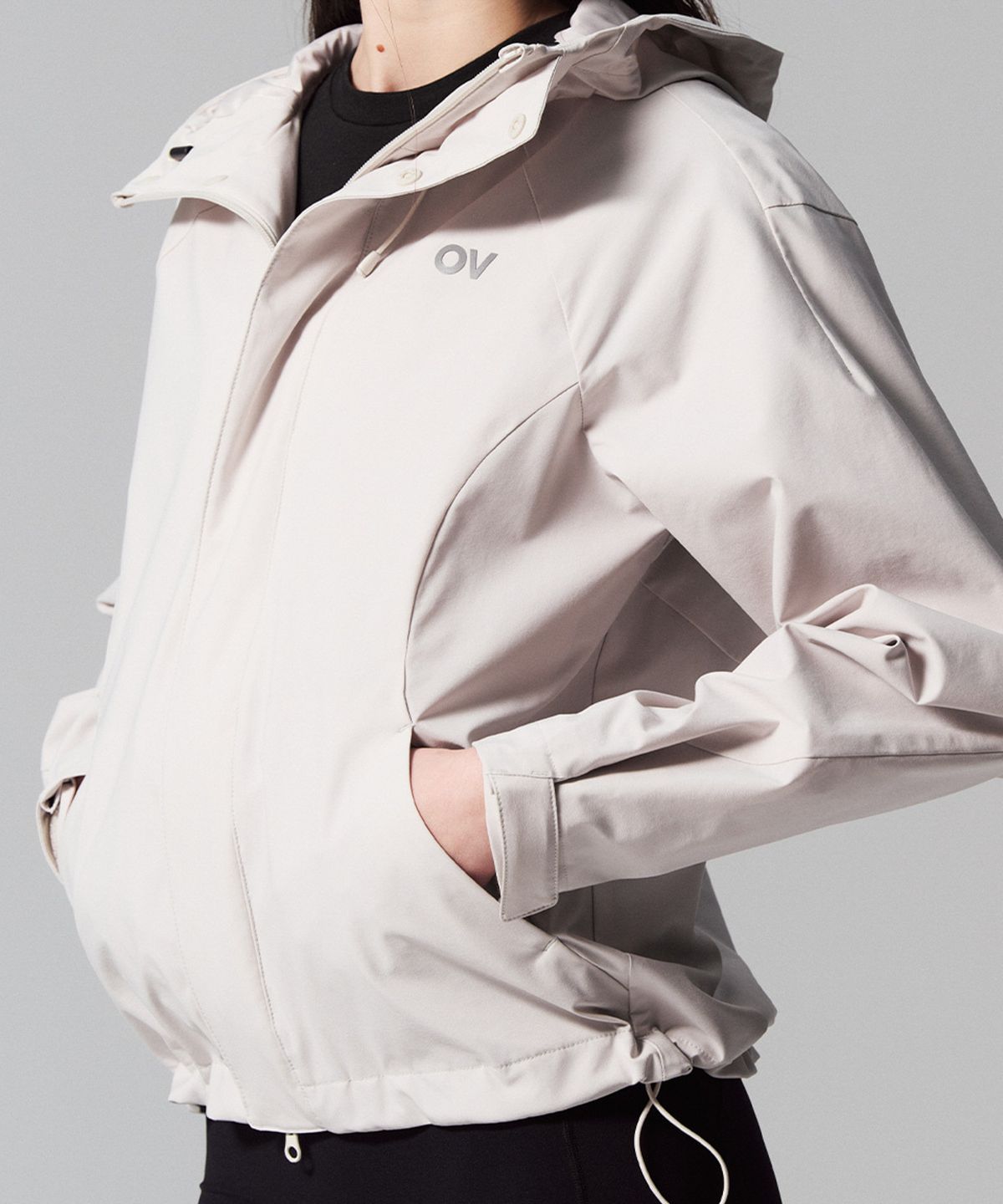 아웃도어 보이스(OUTDOOR VOICES) Technol-OV™ 2-LAYER MOUNTAIN JACKET (IVORY)