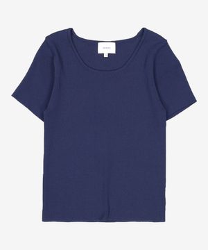 골지 라운드넥 반팔 니트 MDKT075_8 Colors S