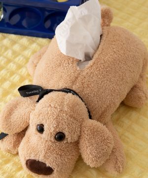 강아지 댕댕이 두루마리 휴지 커버 케이스