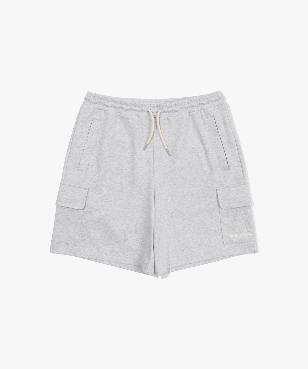 디아도라(diadora) 라이트웨이트 4부 카고 쇼츠 MELANGE GREY