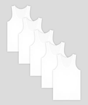 [5PACK] 베이직 소프트 코튼 슬리브리스_TMR01