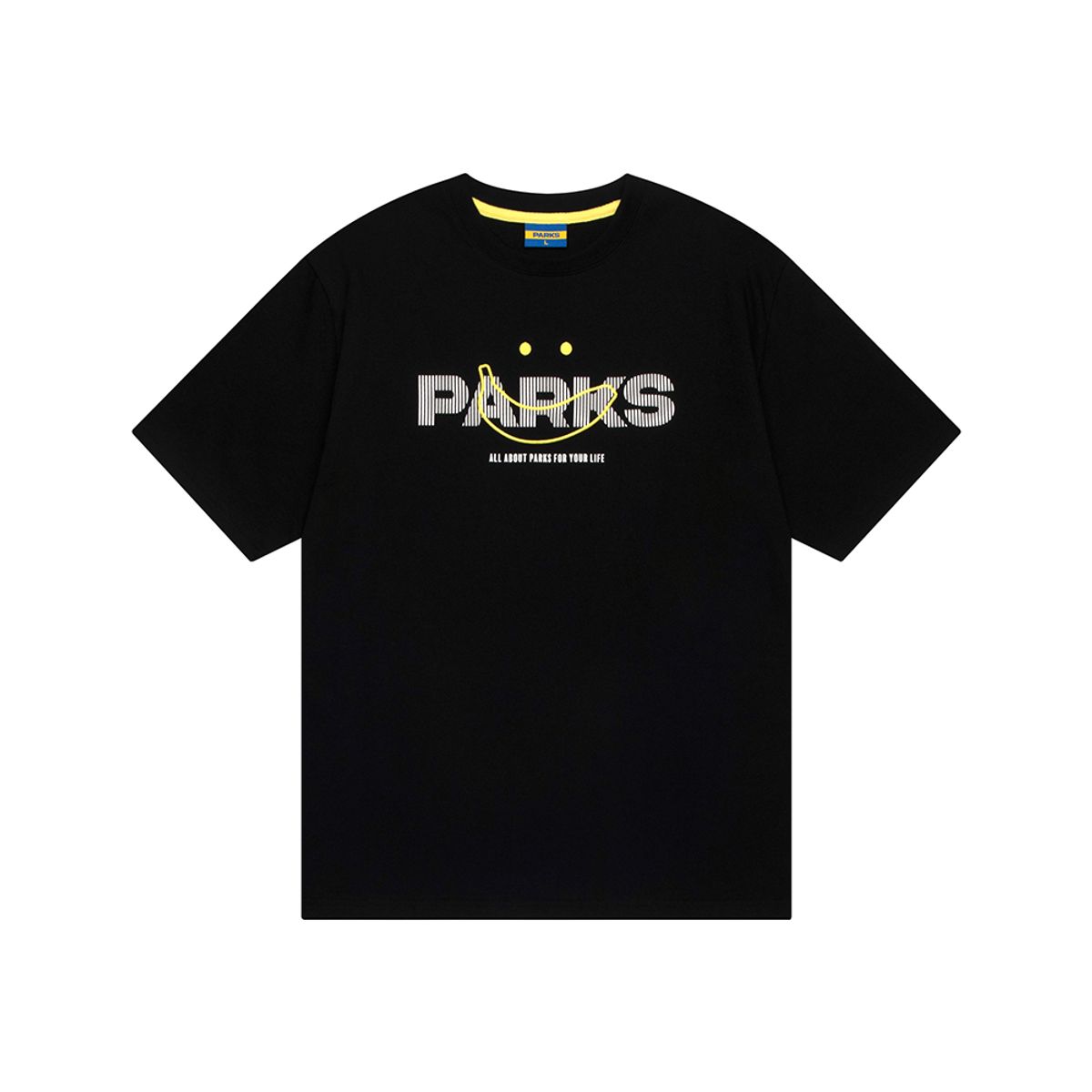 팍스(PARKS) 로고 자수 레터링 블랙
