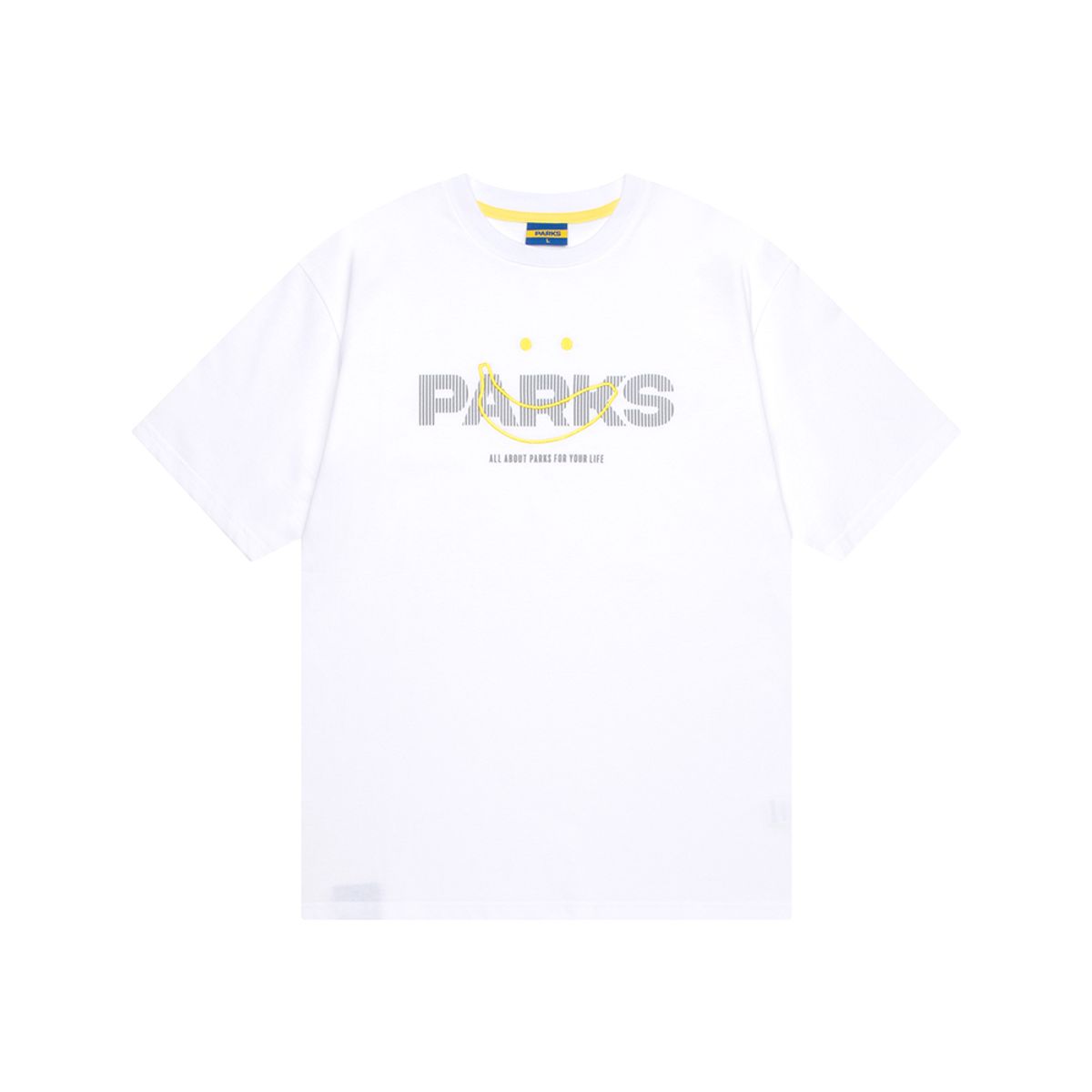 팍스(PARKS) 로고 자수 레터링 화이트
