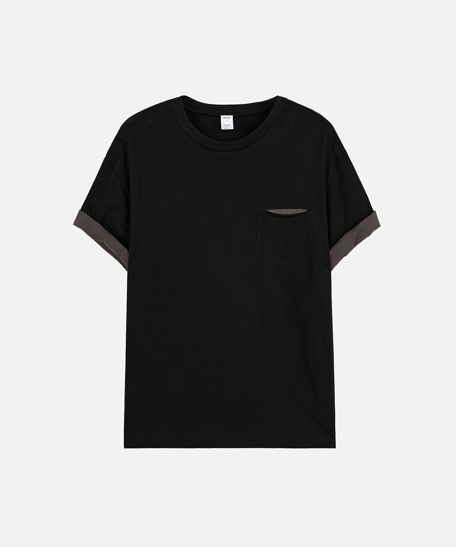 [여름 기획 원단] 커브드 배럴 데님 팬츠 (BLACK) source detail 53