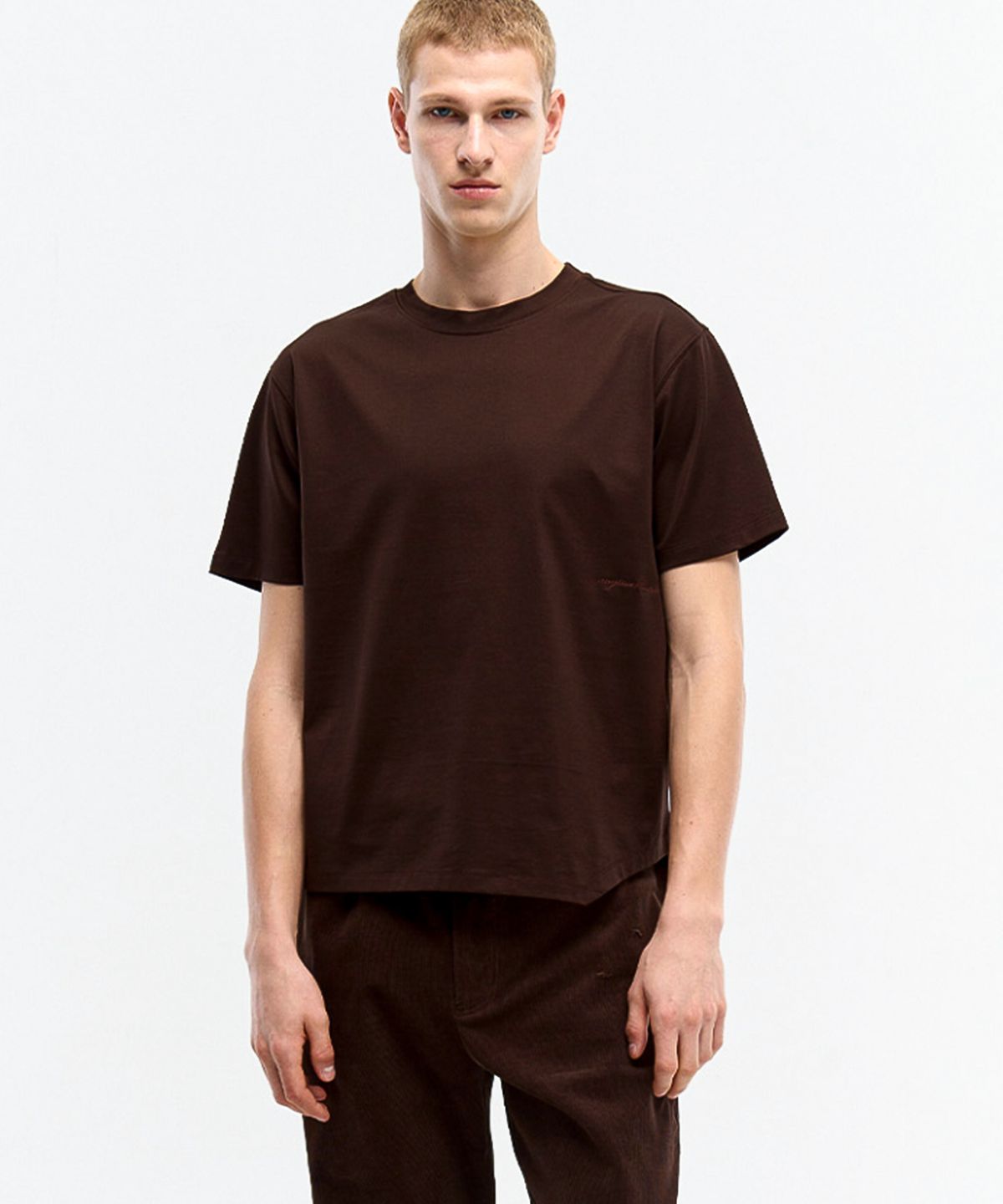 애니타임로릭(ANYTIME LOREAK) FERN T-SHIRT- BROWN