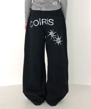 드렌 백 더티 로고 파라슈트 코튼 팬츠 남녀공용 (2컬러)