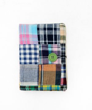 패치워크 체크패턴 프리사이즈 북커버