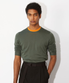 LUNDY Merino Wool Round Neck Knit - Highland Green