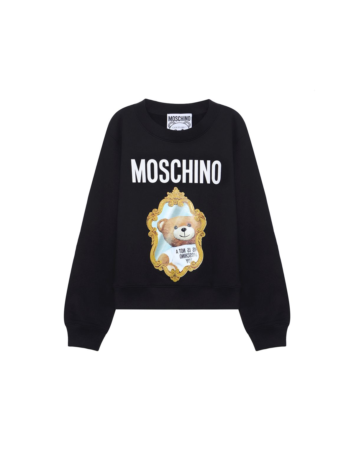 모스키노(MOSCHINO) 미러 테디베어 스웻셔츠
