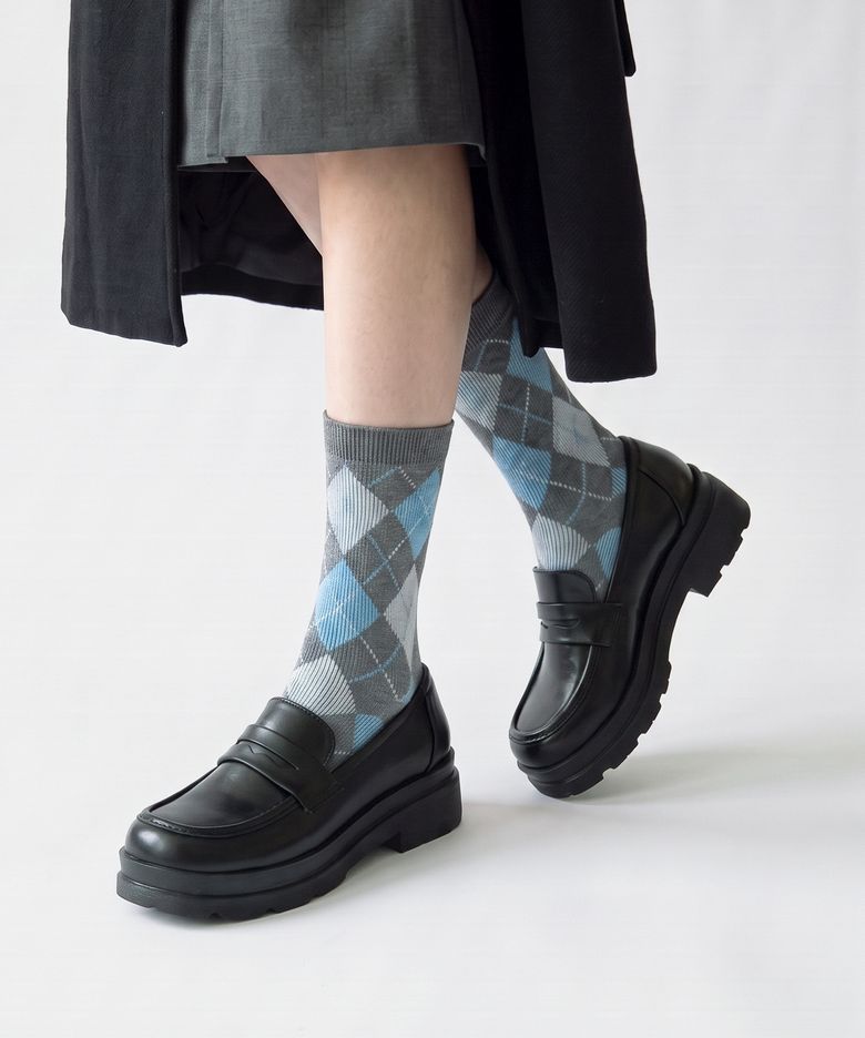 데스티 몽글 플랫폼 페니로퍼 (5cm/3colors)
