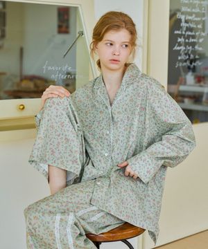 이린 긴팔 여성페어 웜민트 (40수)