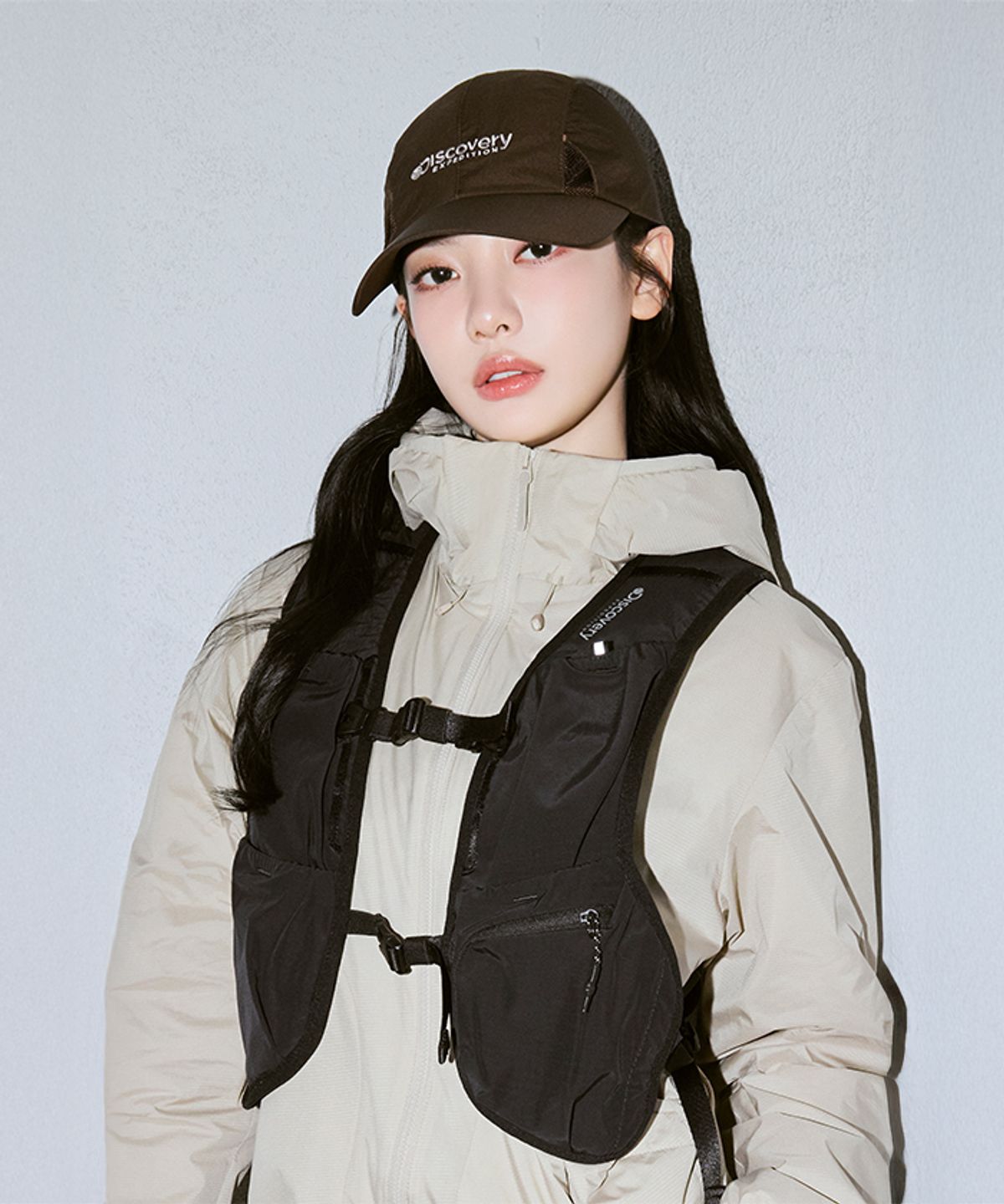 디스커버리 익스페디션(DISCOVERY EXPEDITION) 미를론 베스트 백 (BLACK)
