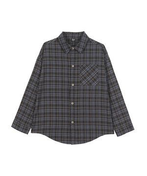 주니어 클래식 체크 셔츠