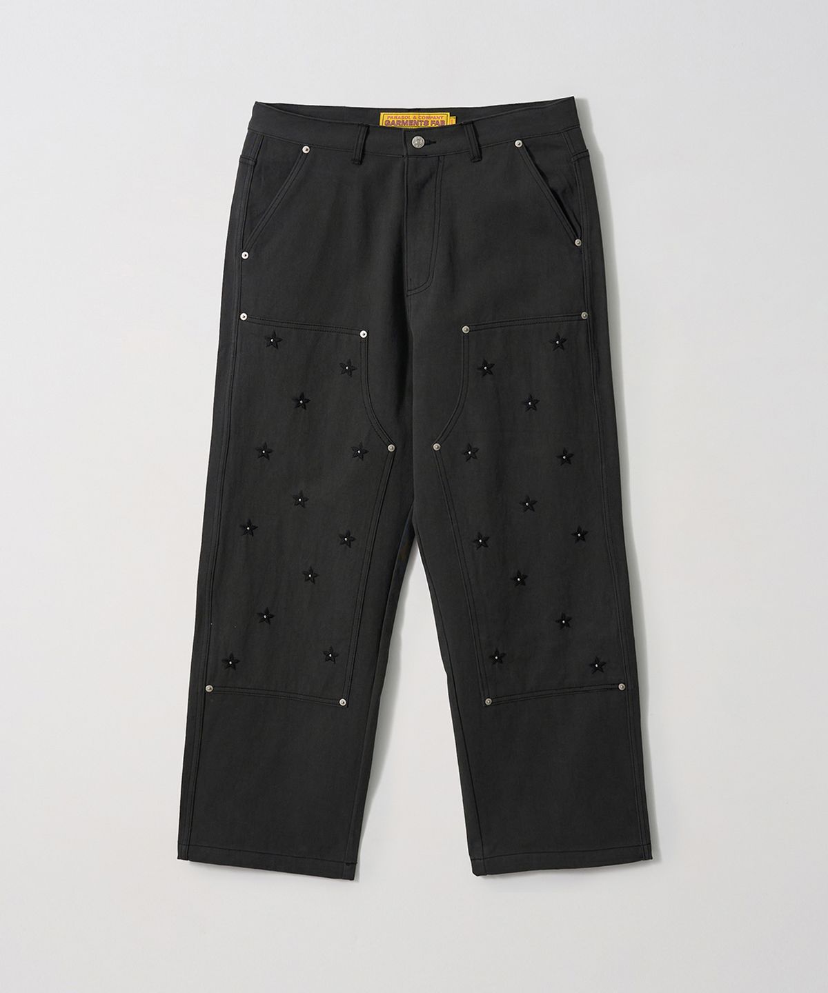 가먼츠팹(GARMENTS FAB) Star Studs Carpenter Pants (CHARCOAL)