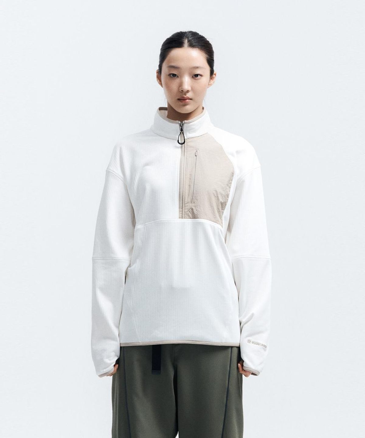 코오롱스포츠(KOLON SPORT) WM 익스퍼트 집 티셔츠 8UTBX26101IVO