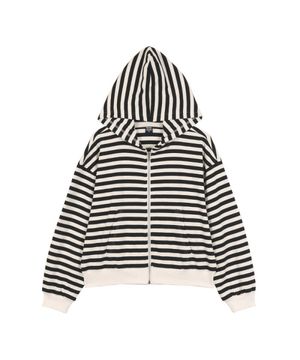 주니어 리듬 스트라이프 후드집업