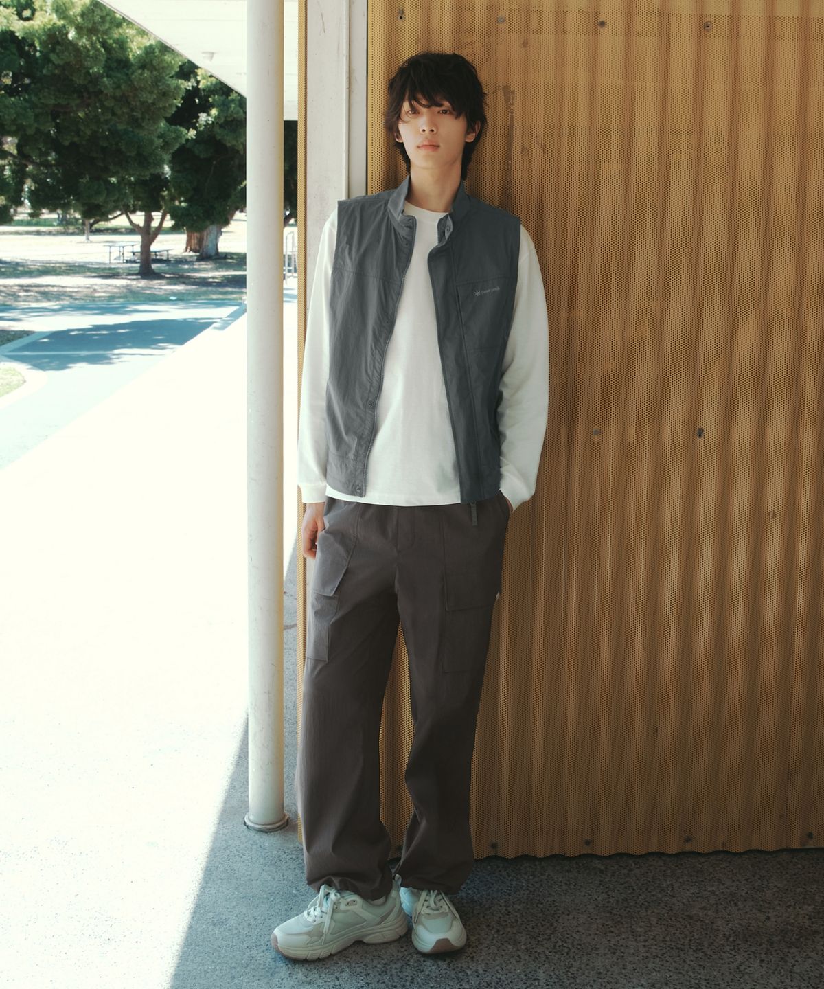 스노우피크 어패럴(SNOWPEAK APPAREL) 루트 포켓 스트링 팬츠 (S26MURPT66) Chocolate Khaki