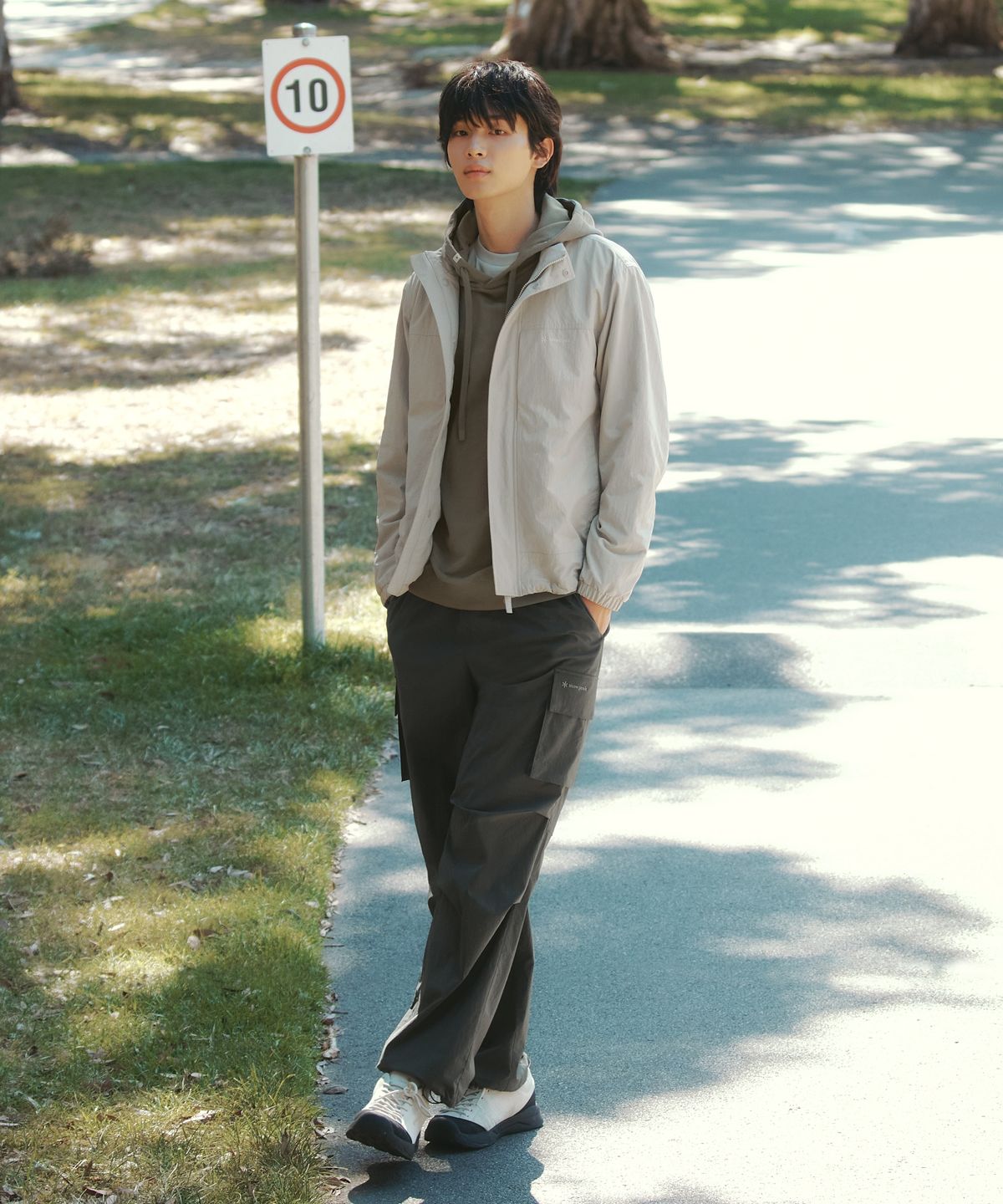 스노우피크 어패럴(SNOWPEAK APPAREL) 루트 스트링 와이드 팬츠 (S26MURPT64) Rustic Khaki