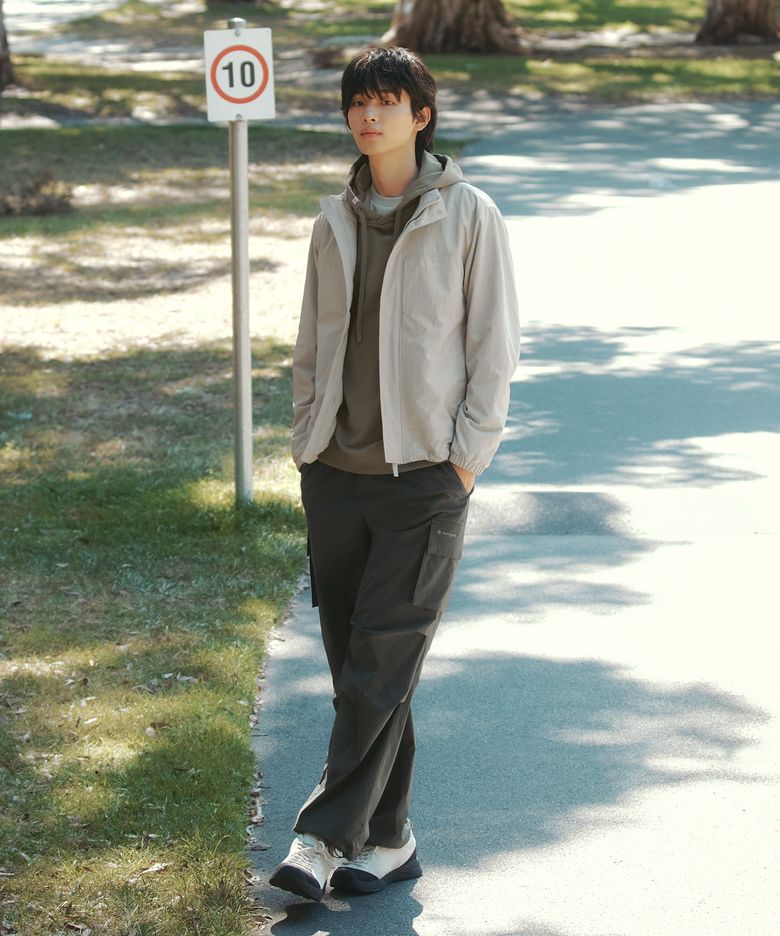 루트 스트링 와이드 팬츠 (S26MURPT64) Rustic Khaki