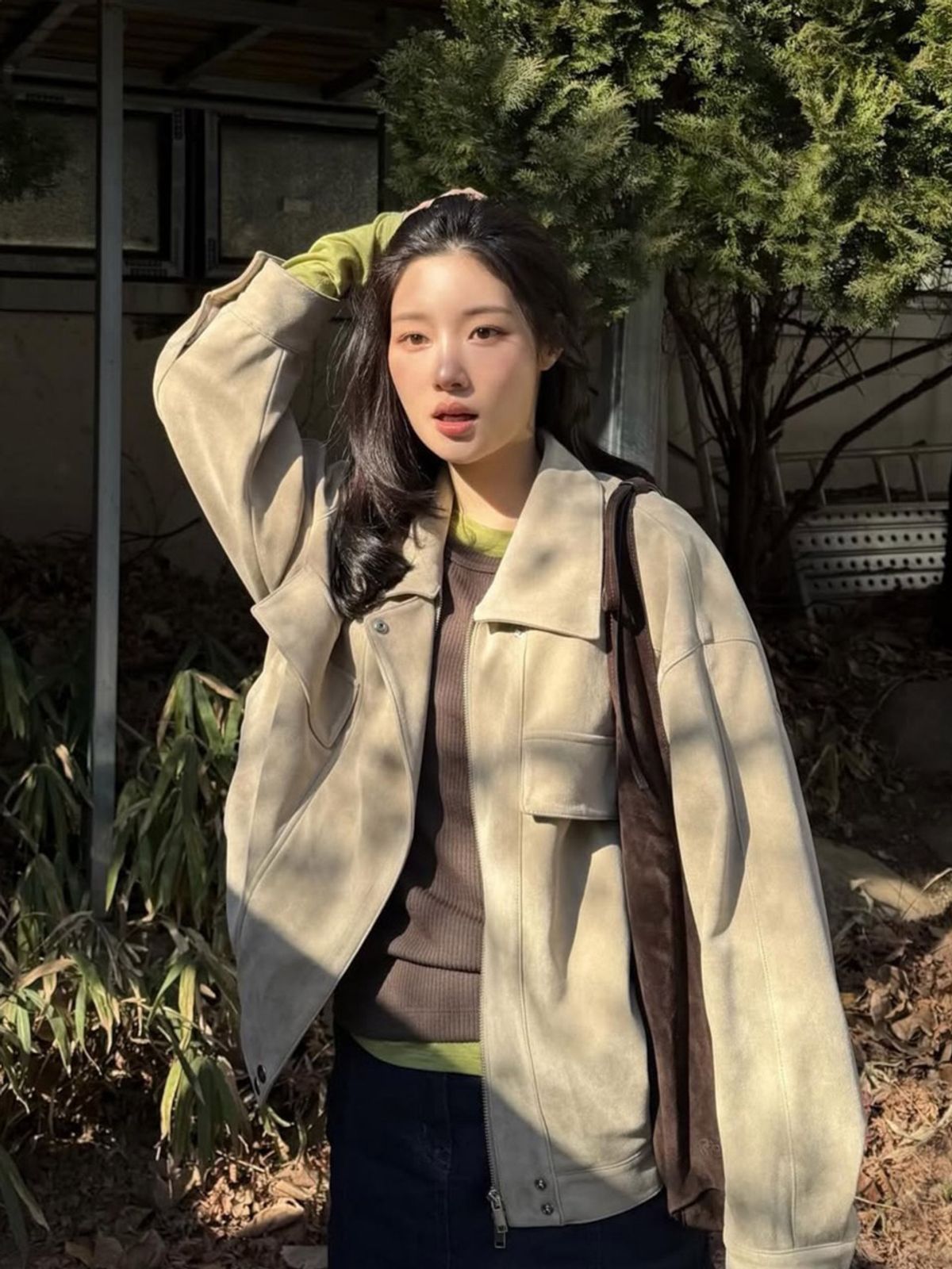 온앤온(ON&ON) 스웨이드 봄버 점퍼 NEL6XM801_97