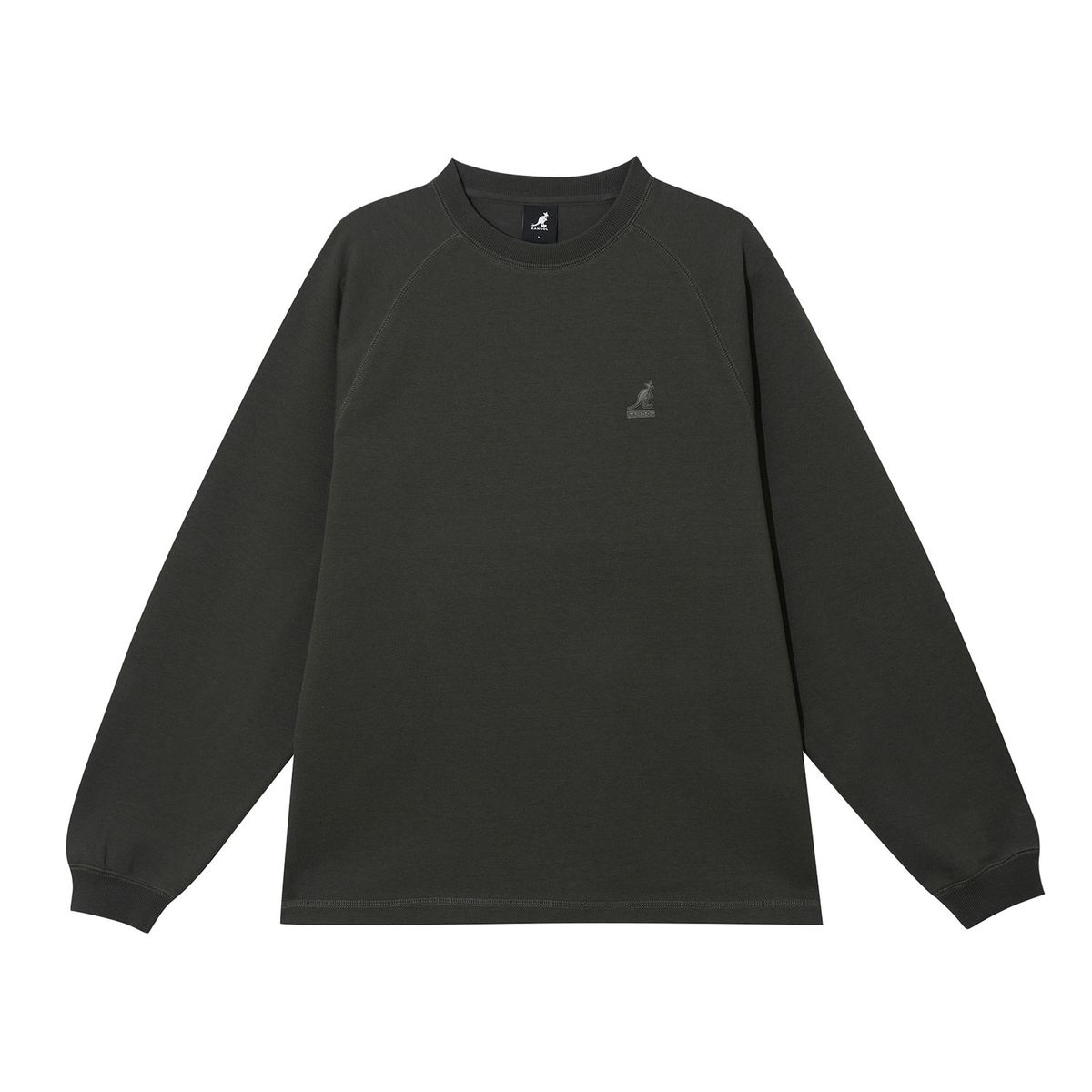 캉골(KANGOL) 펄스 래글런 롱슬리브 3548 차콜