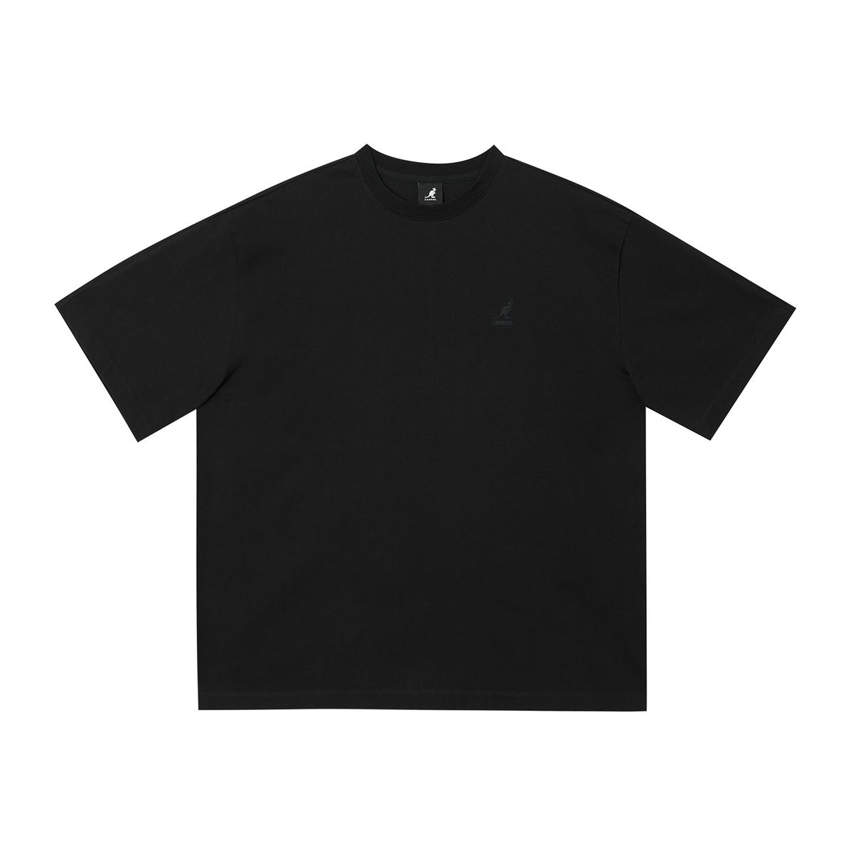 캉골(KANGOL) 펄스 패널드 티셔츠 2831 블랙