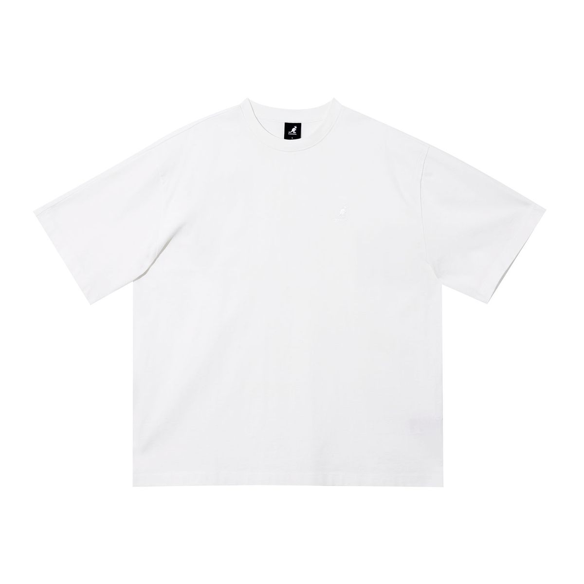 캉골(KANGOL) 펄스 패널드 티셔츠 2831 오프화이트