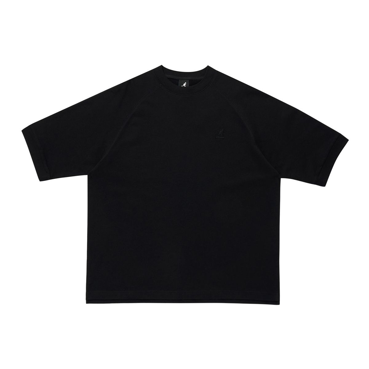 캉골(KANGOL) 펄스 래글런 티셔츠 2833 블랙
