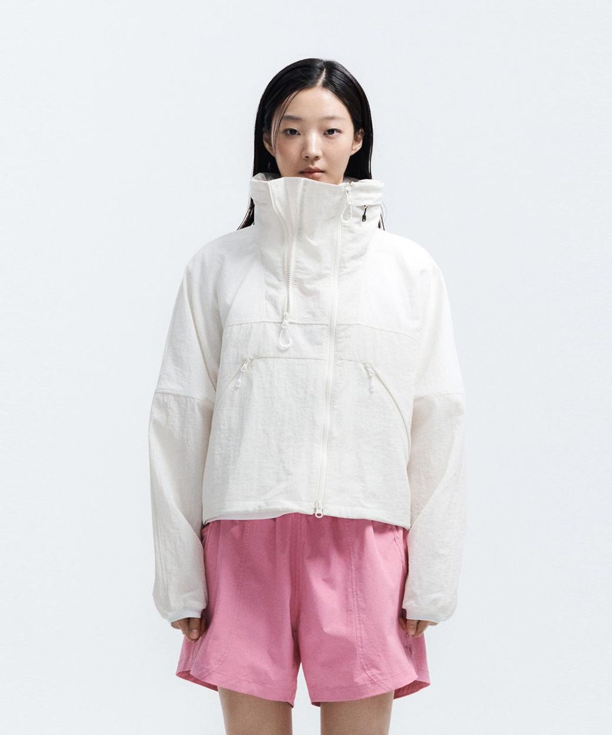 코오롱스포츠(KOLON SPORT) WM 여성 메쉬 오버핏 유틸리티 재킷 8HJJS26202CRE