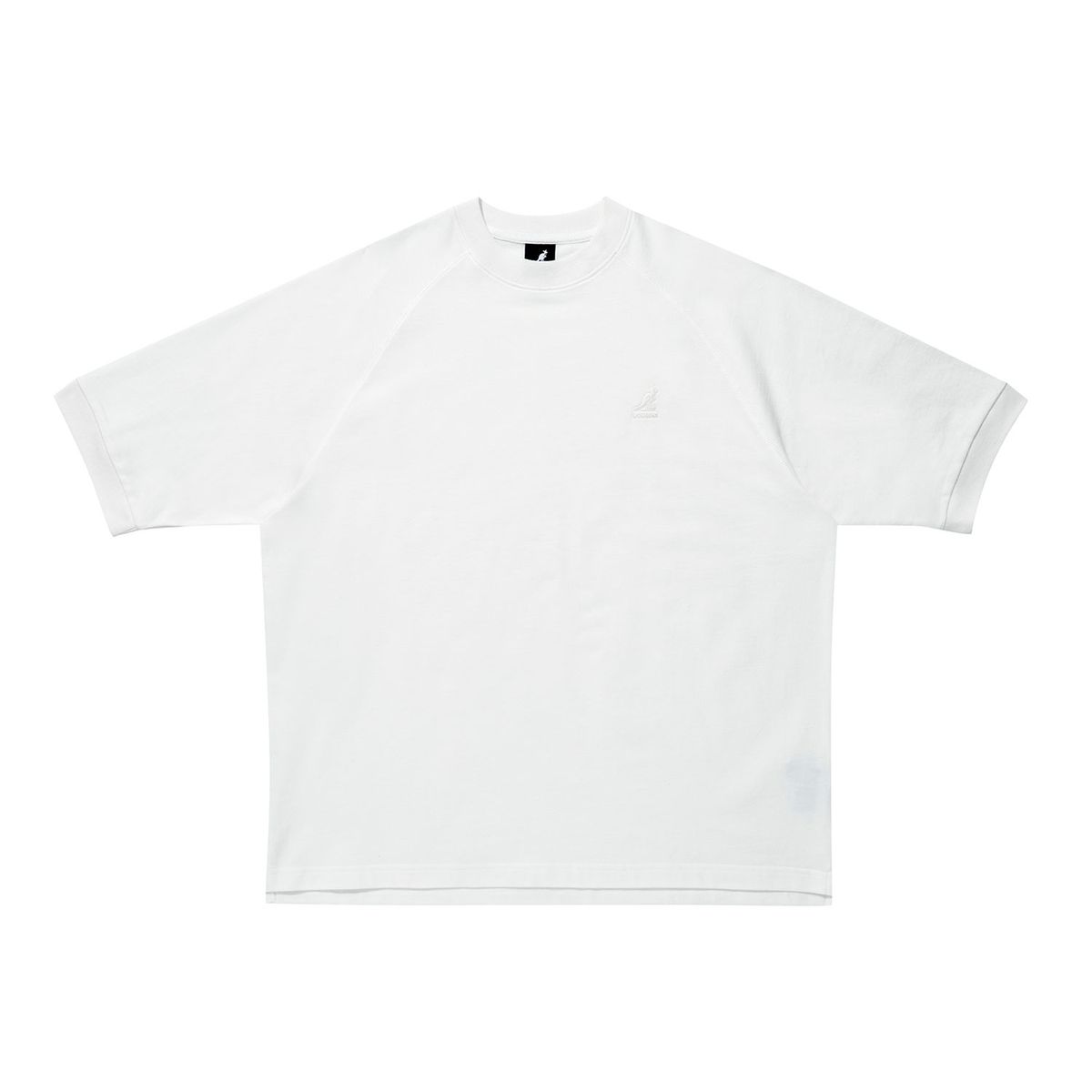 캉골(KANGOL) 펄스 래글런 티셔츠 2833 오프화이트