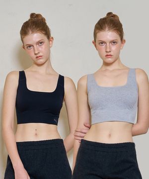 [2PACK] 스포츠 심리스 브라