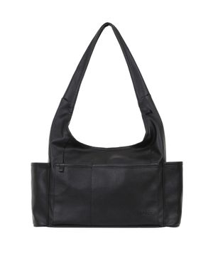 사이드 포켓 숄더백 블랙