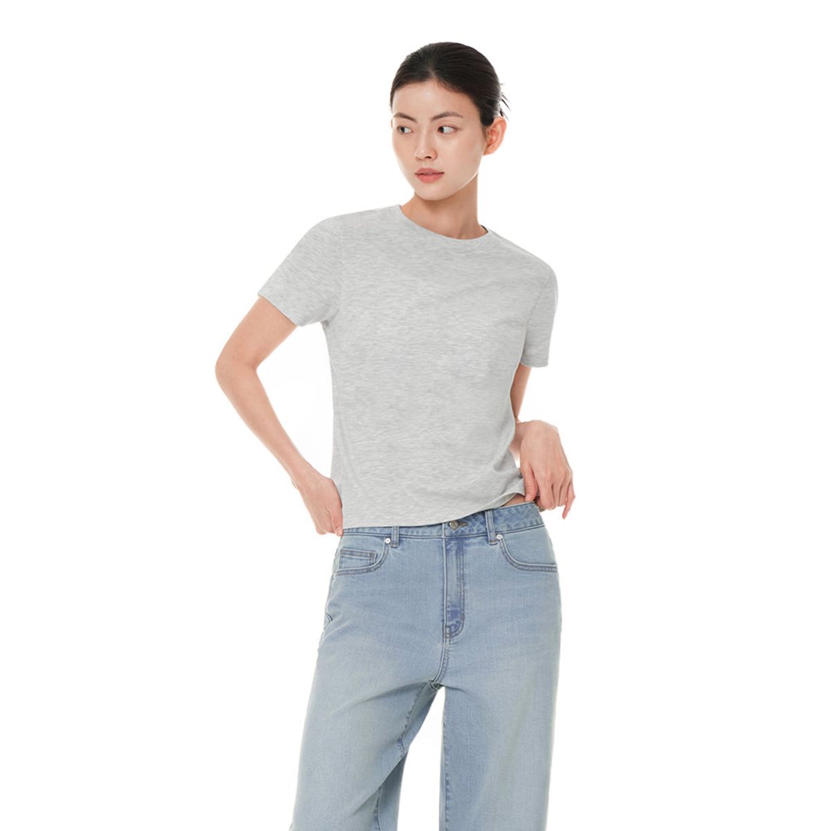 안다르(ANDAR) 어센틱 스탠다드핏 숏슬리브
