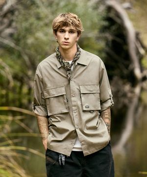 마운틴 유틸리티 셔츠 자켓 베이지 FJK113