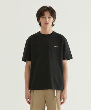 스몰 로고 티셔츠 블랙