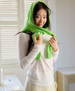 페미닌 롱슬리브 티셔츠 OW6XE8220