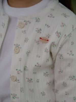 FLORAL PICO EDGE CARDIGAN_IVORY