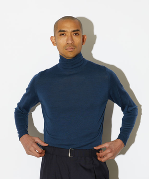 CHERWELL Merino Wool Roll Neck Knit Seasonal 5 Colors