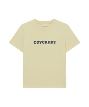 우먼 쿨코튼 쿠퍼로고 티셔츠 버터