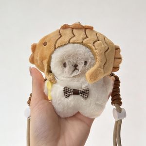 핸드폰 백클립 폰스트랩-타이야키캣