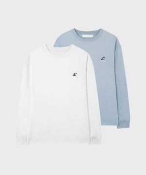 커브드 로고 티셔츠 2colors