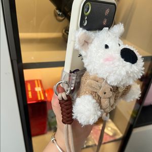 핸드폰 백클립 폰스트랩 케이스 카키니트테리어