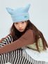 MINI CAT STRIPE BEANIE_SKY
