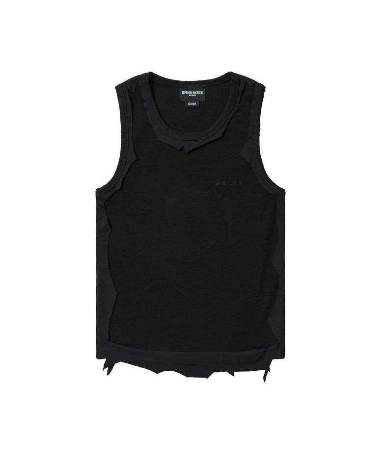 DAMAGE LOGO SLEEVELESS (BLACK)