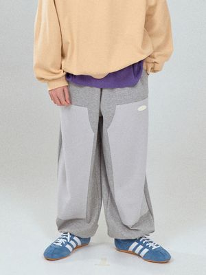 PANEL JOGGER PANTS_GRAY